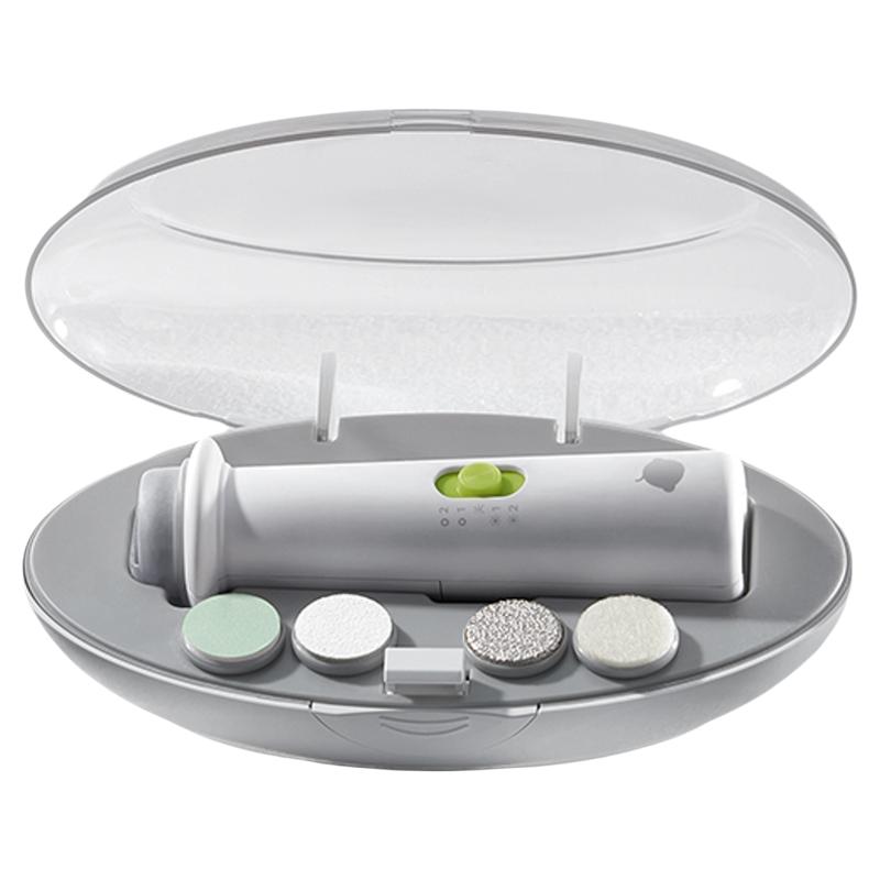 babycare小飞碟电动磨甲器指甲剪套装新生专用指甲刀防夹肉