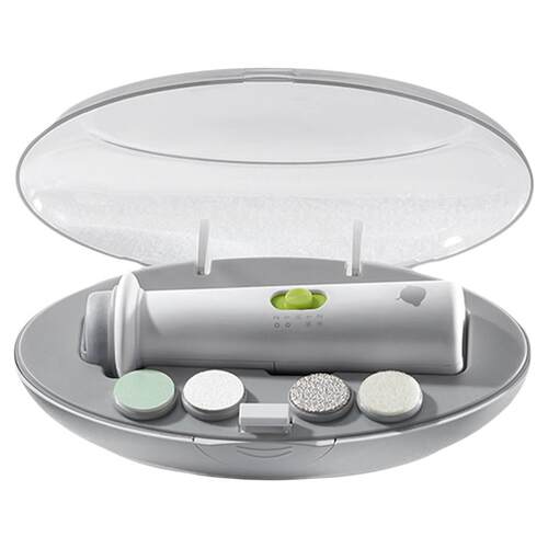 babycare小飞碟电动磨甲器指甲剪套装新生专用指甲刀防夹肉