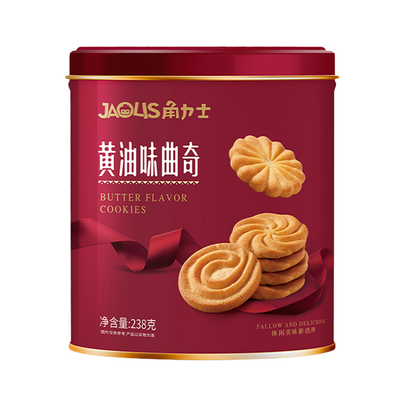 角力士黄油味曲奇柠檬味夹心饼干