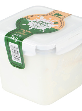 西域美农欧若姆鲜奶皮子酸奶plus1kg内蒙古特产奶制品非干噎酸奶