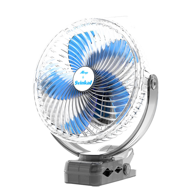 svinkal 桌面风扇小型轻音usb迷你小办公室充电宿舍家用台式夹式户外大风力吊挂式角落超长续航充电式便携USB
