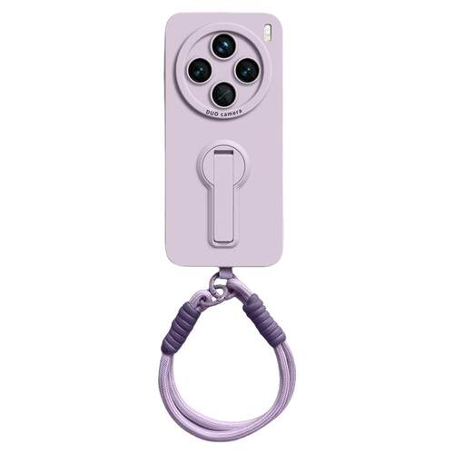 编织腕带手绳适用vivoX200手机壳X300新款x100s保护套90高级感ultra全包防摔promini液态硅胶带支架x80软男女