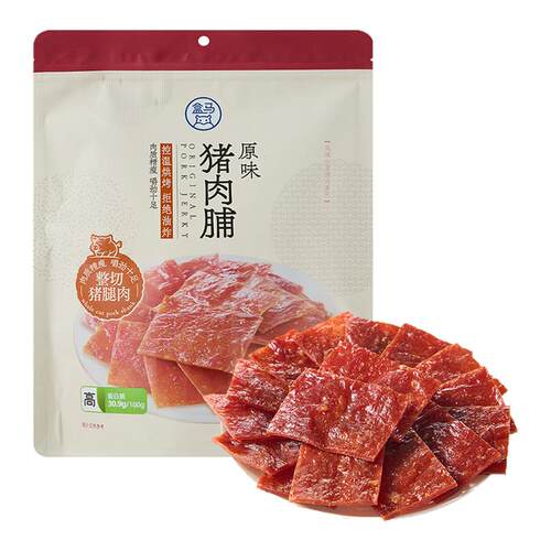 盒马原味猪肉脯猪腿肉428g