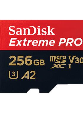 闪迪tf卡256g内存卡高速sd卡监控无人机大疆pocket3内存卡存储卡