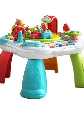 宝宝启智游戏桌儿童18合1多功能婴儿玩具台早教益智2学习桌礼物