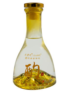 江山清花清香型白酒53度260ml纯粮食酒金口壶酒送礼婚庆送礼宴请
