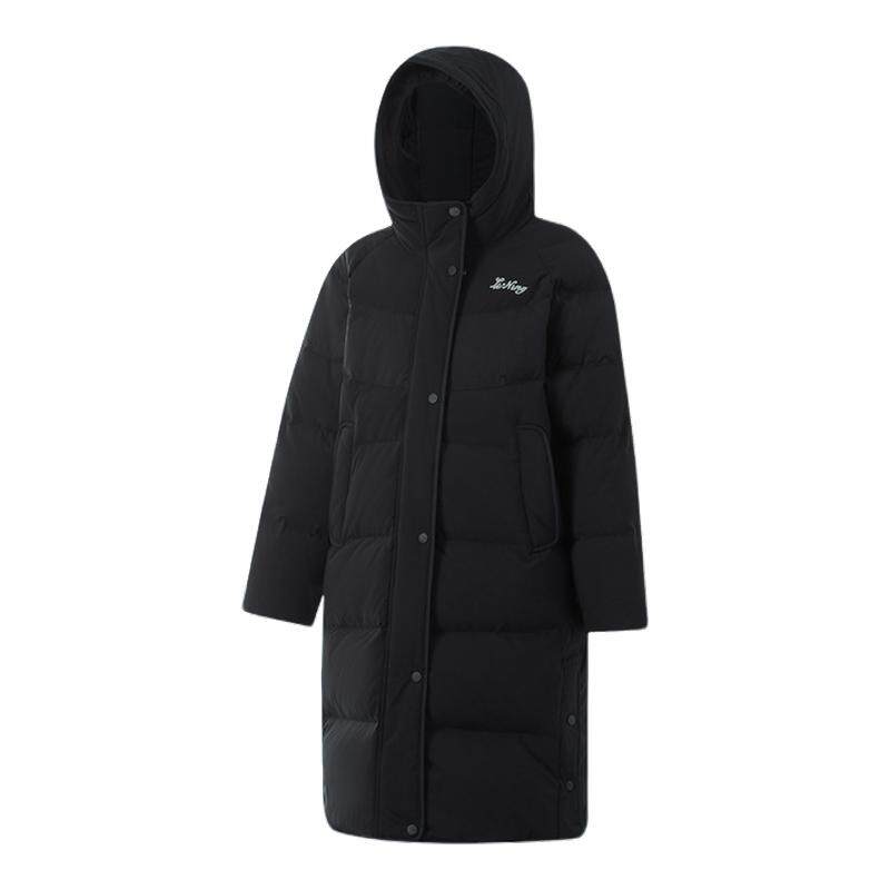 李宁儿童装羽绒服女童长款冬季保暖鸭绒连帽户外运动外套YYMU004,运动服/休闲服装,运动羽绒服,淘宝优惠券,粉丝福利购,淘宝优惠卷