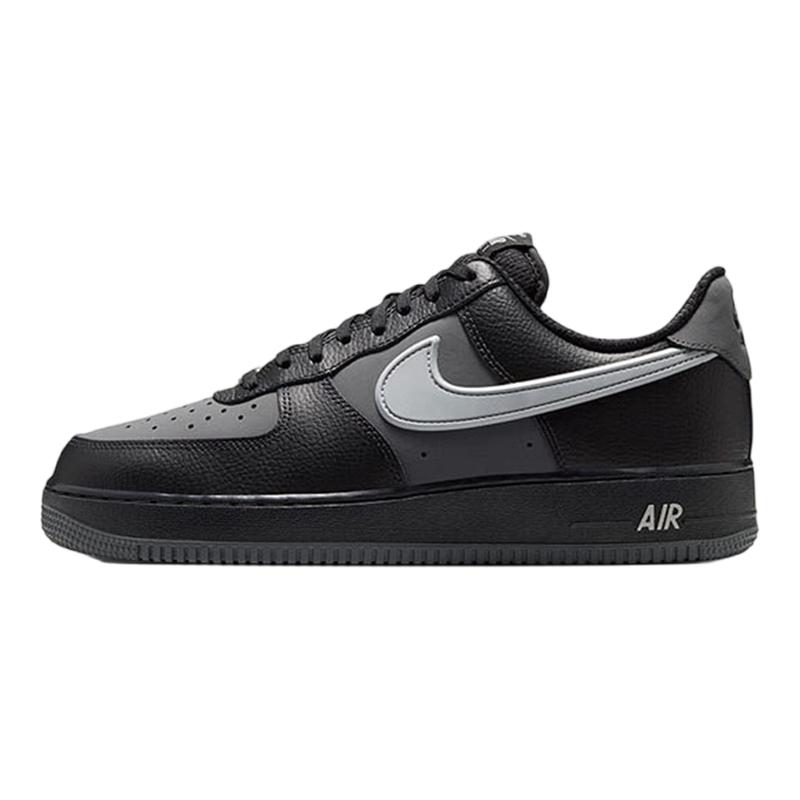 劲浪nike耐克夏季新款男鞋AF1黑灰空军1号运动鞋休闲鞋IR1475-010