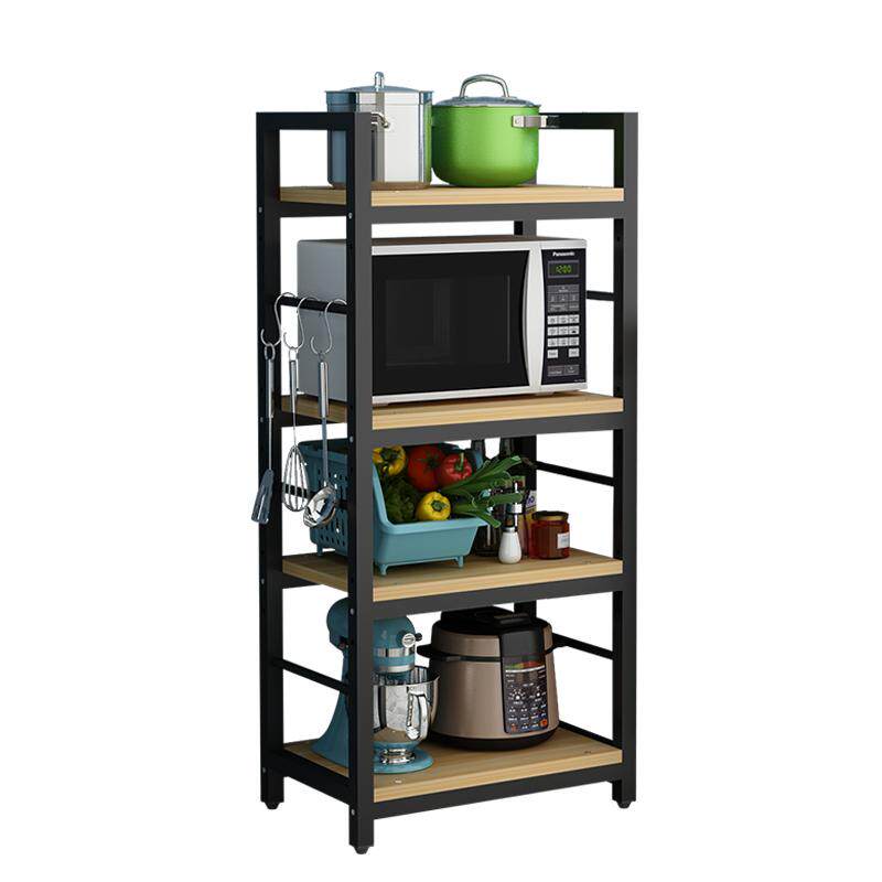厨房夹缝置物架落地多层微波炉储物架调料架多功能家用缝隙收纳架