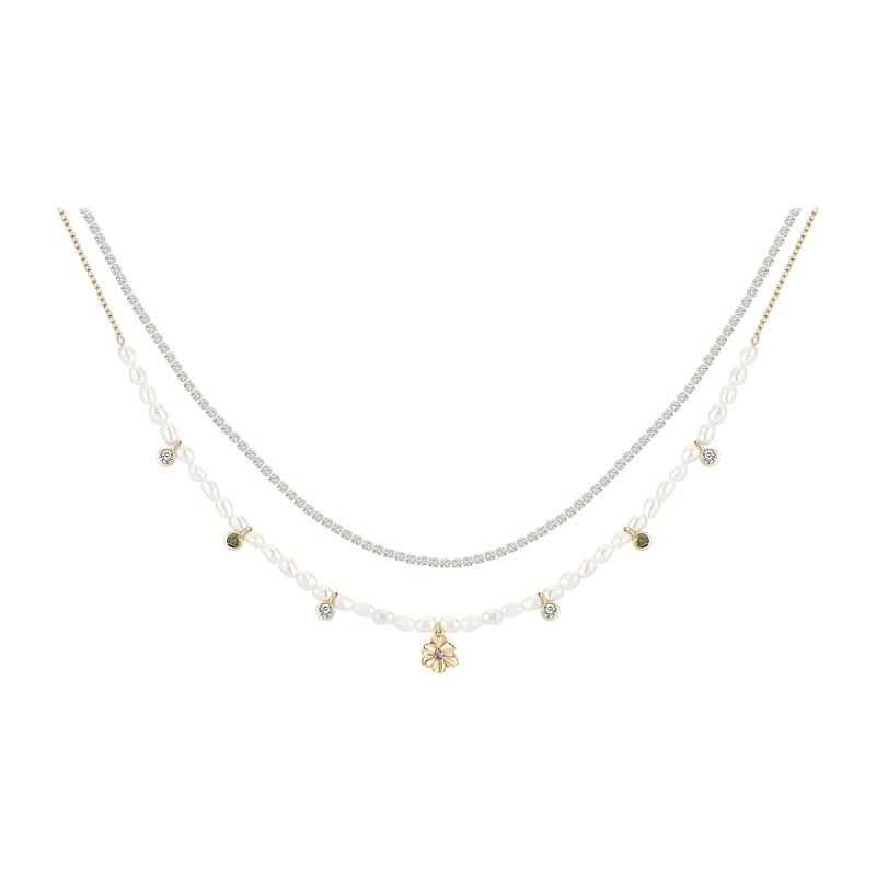 特里项链Riotlily珍珠