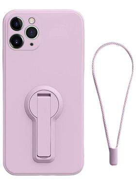 适用苹果17手机壳iphone16promax带支架高级感15新款液态硅胶14防摔13mini全包12/xs/xr7/8plus简约软男女款