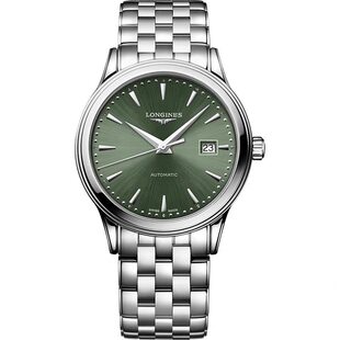 瑞士正品Longines浪琴军旗系列手表 自动机械男表 L4.984.4.92.6