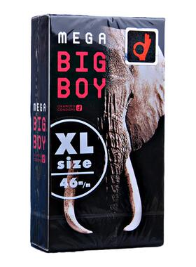 日本本土版冈本象头L超大号XL乳胶Okamoto避孕套马头L大号黑色