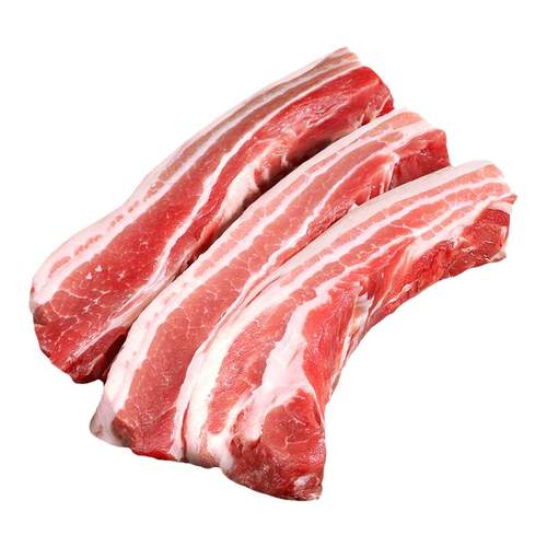 国产检疫！带皮五花肉散养土猪