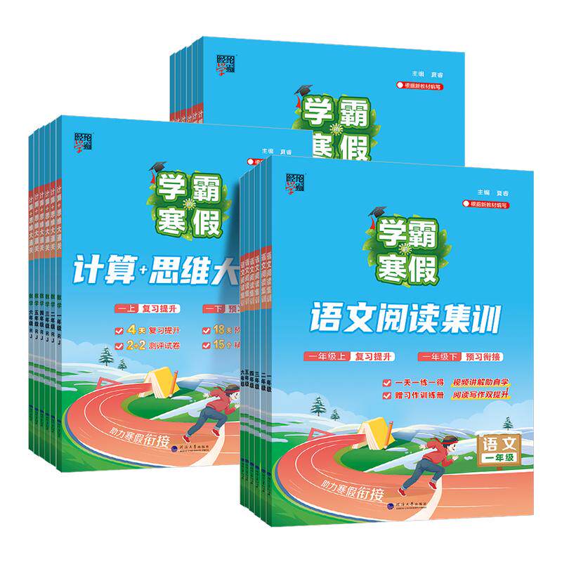 2026秋新版学霸暑假衔接作业一升二升三升四升五升六语文暑假阅读集训数学计算思维大通关全套人教版苏教北师大计算题专项天天练 - 实物图