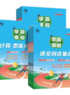 2026秋新版学霸暑假衔接作业一升二升三升四升五升六语文暑假阅读集训数学计算思维大通关全套人教版苏教北师大计算题专项天天练