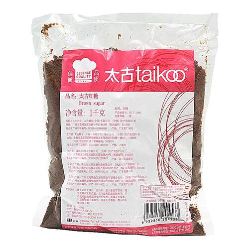 太古赤砂糖1kg红糖粉黑糖珍珠奶茶红糖馒头甜品烹饪烘焙用老红糖