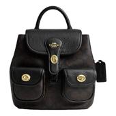 菱格纹绗缝女士优雅时尚 COACH 蔻驰tabby22 百搭双肩包背包斜挎包