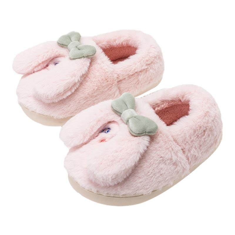 富罗迷儿童棉拖鞋冬季新款婴幼儿保暖女孩款家居家鞋防滑室内棉鞋