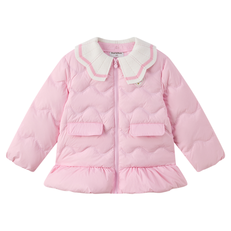 【三防】PawinPaw卡通小熊童装25年秋冬新款女童保暖儿童羽绒服