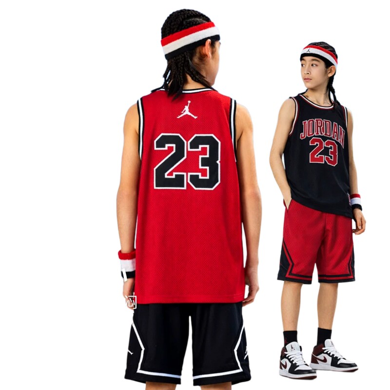 JORDAN童装儿童背心男童篮球服耐克AJ上衣夏季中大童透气运动服潮图片