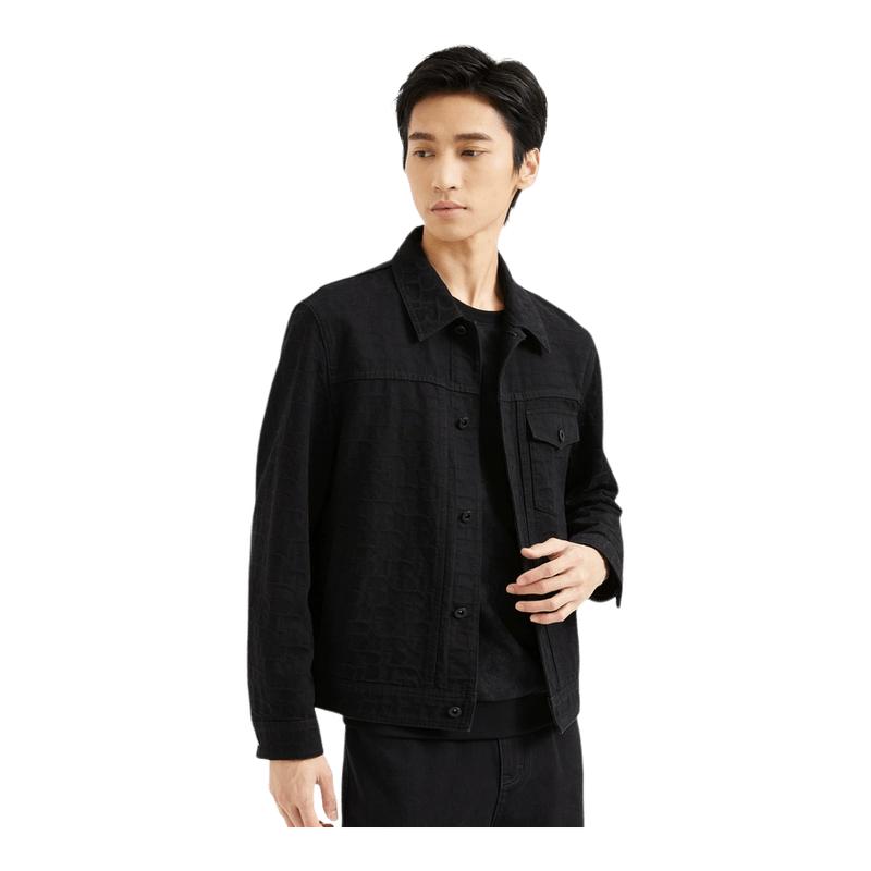 【牛仔面料】利郎青年商务夹克男2025秋时尚通勤外套男Q4QJK010