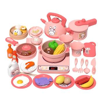 Simulation children's kitchen play house girl cooking toy