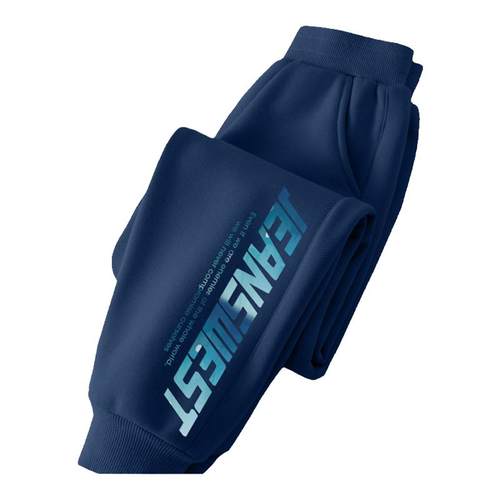 真维斯童装男童秋冬加绒卫裤