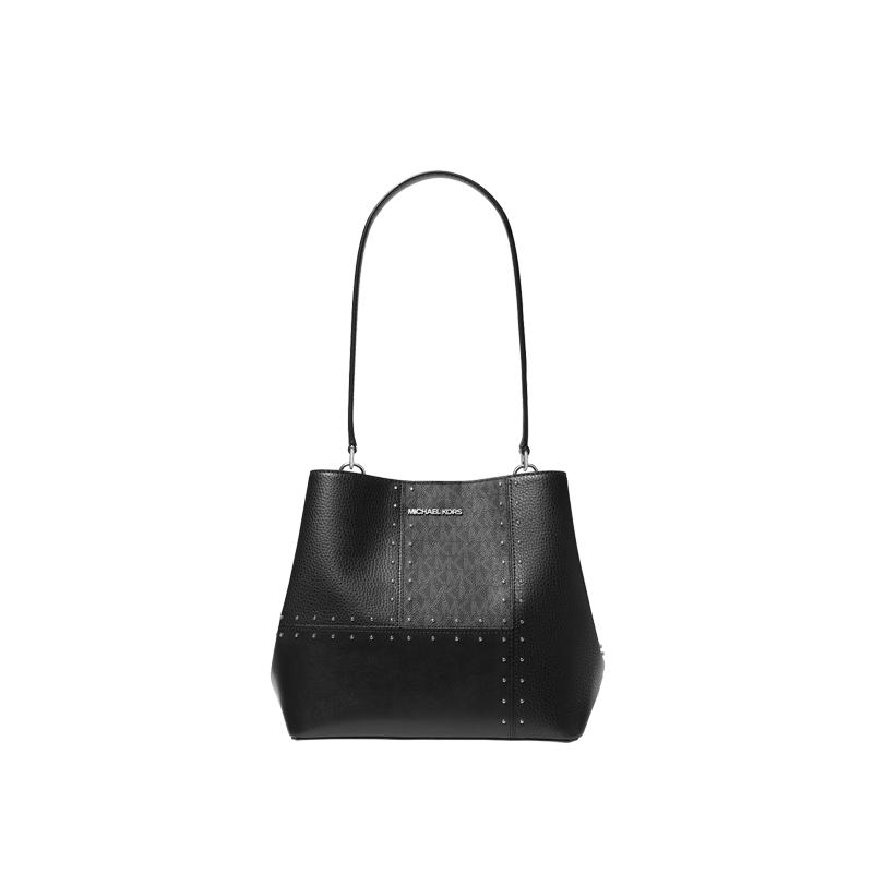MICHAEL KORS 奥莱 MK Pratt 女士中号单肩水桶包