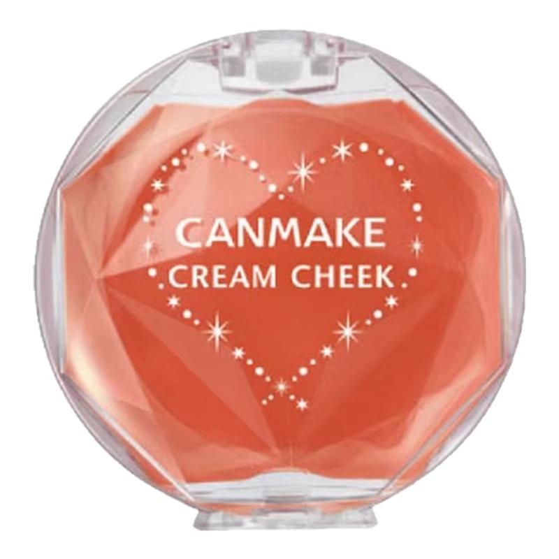 CANMAKE/井田梦幻胭脂膏单色唇颊两用16号炼瓦色慕斯腮红膏CL01号