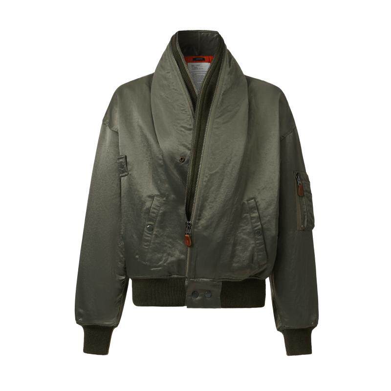 R13早春简约拉链领夹克短外套