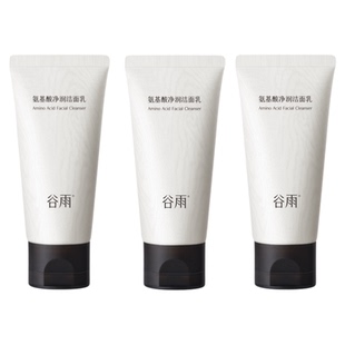 洁面乳女泡沫女男士 谷雨氨基酸洗面奶温和保湿 官方正品 百补
