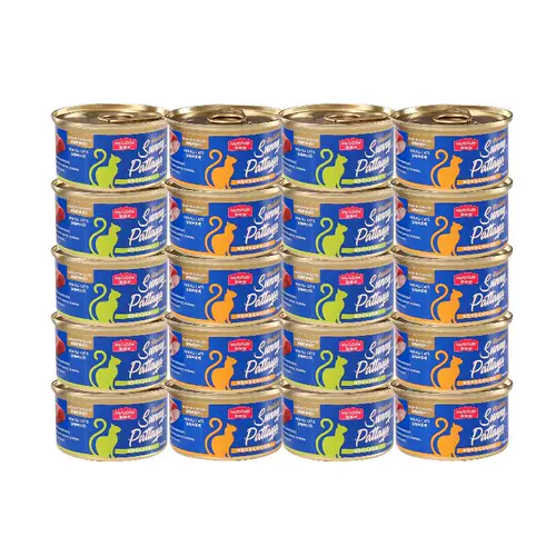 Maifudi White Meat Canged Cant Cat Love 12/24 банки целая коробка кошачья закуски увлажняет подлинный продукт в котенок влажную пищу