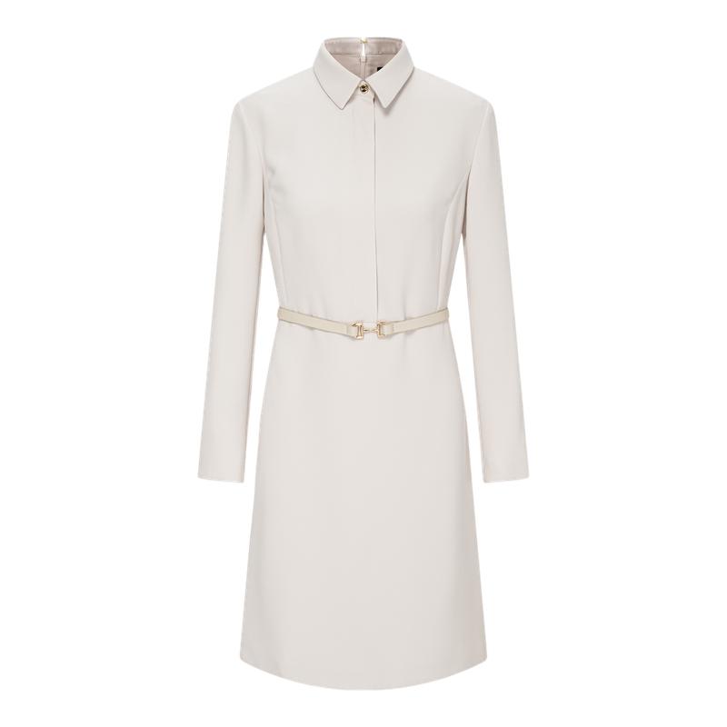 Scofield女装职场衬衫领连衣裙