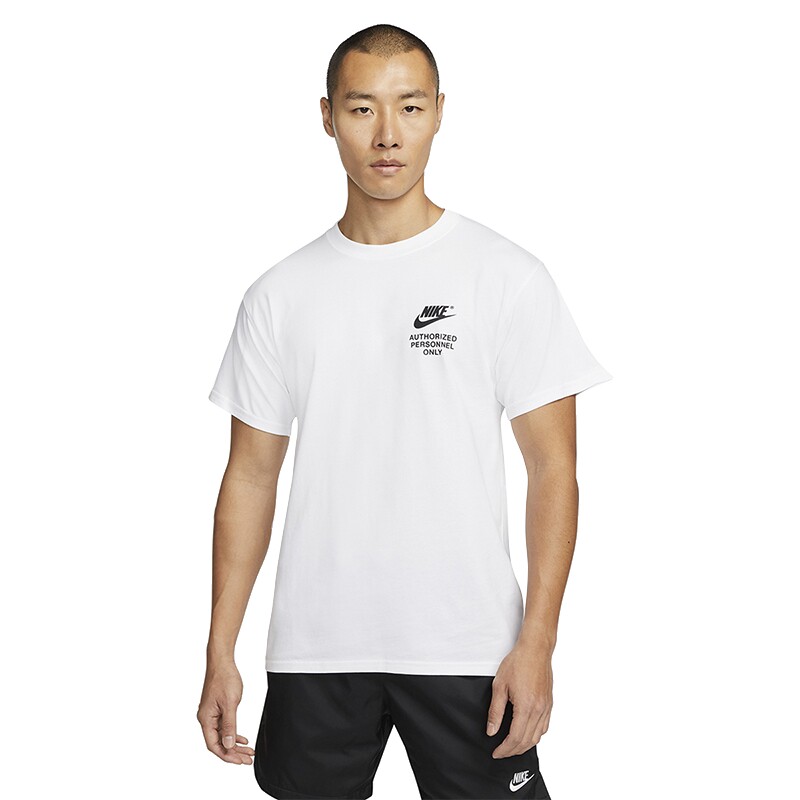 Nike耐克官方正品夏休闲运动宽松透气圆领男子短袖T恤DM642