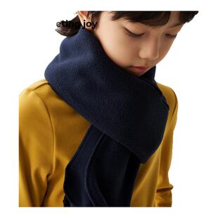 meetingjoy男女童围巾2026冬款保暖摇粒绒围脖防风防寒男孩脖套
