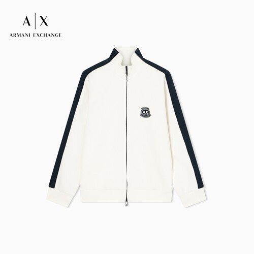AX/阿玛尼男士立领拉链卫衣外套