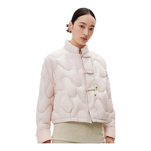 千仞岗秋季轻羽新中式国风盘扣显瘦气质轻薄羽绒服外套女
