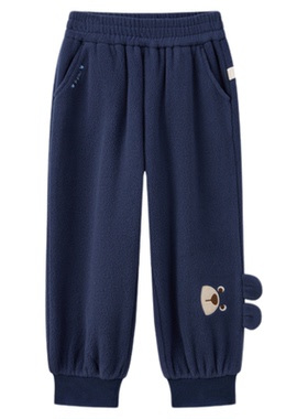 【抗静电】PawinPaw卡通小熊童装25秋冬新款男女宝宝休闲长裤卫裤