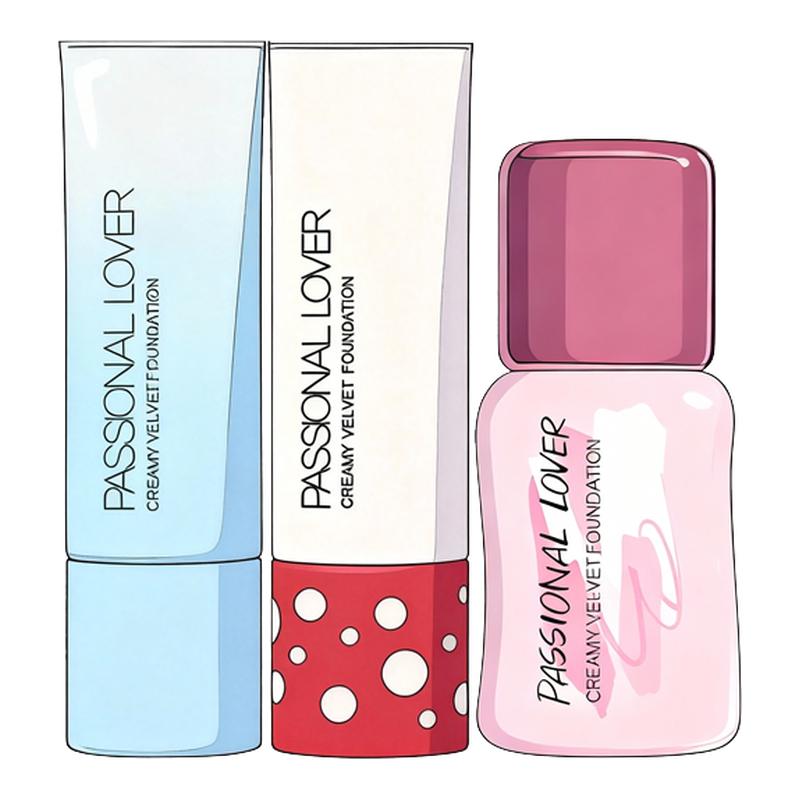 PL海岛波点涂鸦限定看不见粉底液