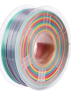 JAYO适用拓竹3D打印机彩虹渐变色PLA3D耗材丝绸光泽度耗材FDM耗材色带丰富丝绸质感P2S H2S