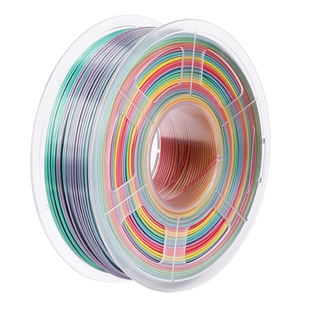 JAYO适用拓竹3D打印机彩虹渐变色PLA3D耗材丝绸光泽度耗材FDM耗材色带丰富丝绸质感P2S H2S