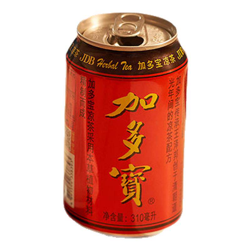 加多宝凉茶310ml*12罐装招财进宝经典罐凉茶清热解腻天然植物饮料