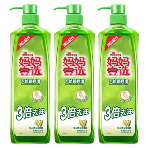 妈妈壹选蔬果餐具用洗洁精800g