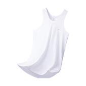 春秋运动男款 汗衫 背心纯棉全棉内穿打底白色中老年男式 七匹狼男士