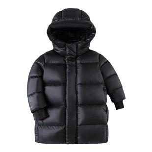 巴拉巴拉男童羽绒服宝宝长款鹅绒外套儿童高充绒量冬装新款童装厚