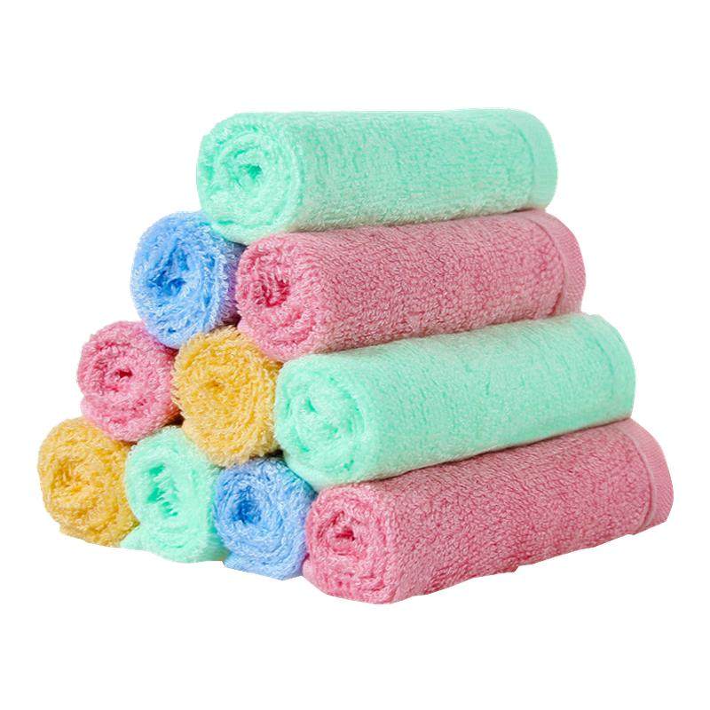 10条装竹浆纤维洗碗巾洗碗布强去油不易掉毛厨房抹布 柔软洗脸巾,家庭/个人清洁工具,百洁布,淘宝优惠券,粉丝福利购,淘宝优惠卷