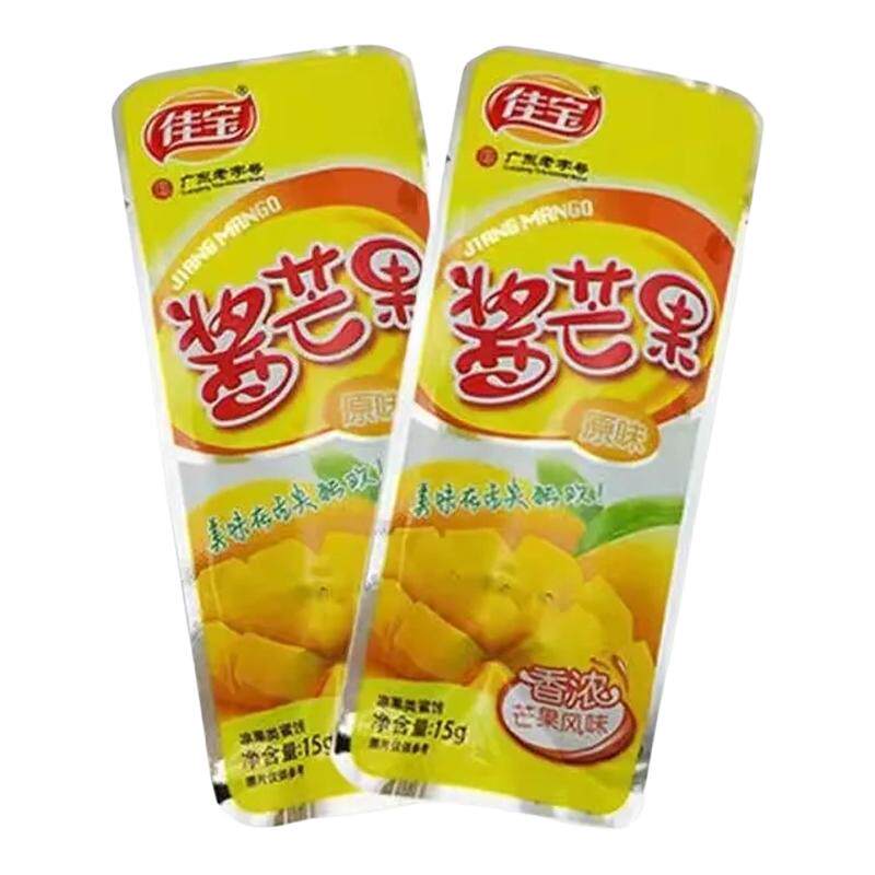 24包佳宝原味酱芒果15g芒果干休闲食品解馋小零食网红蜜饯果干