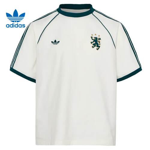 2026夏男三条纹纯棉运动休闲短袖