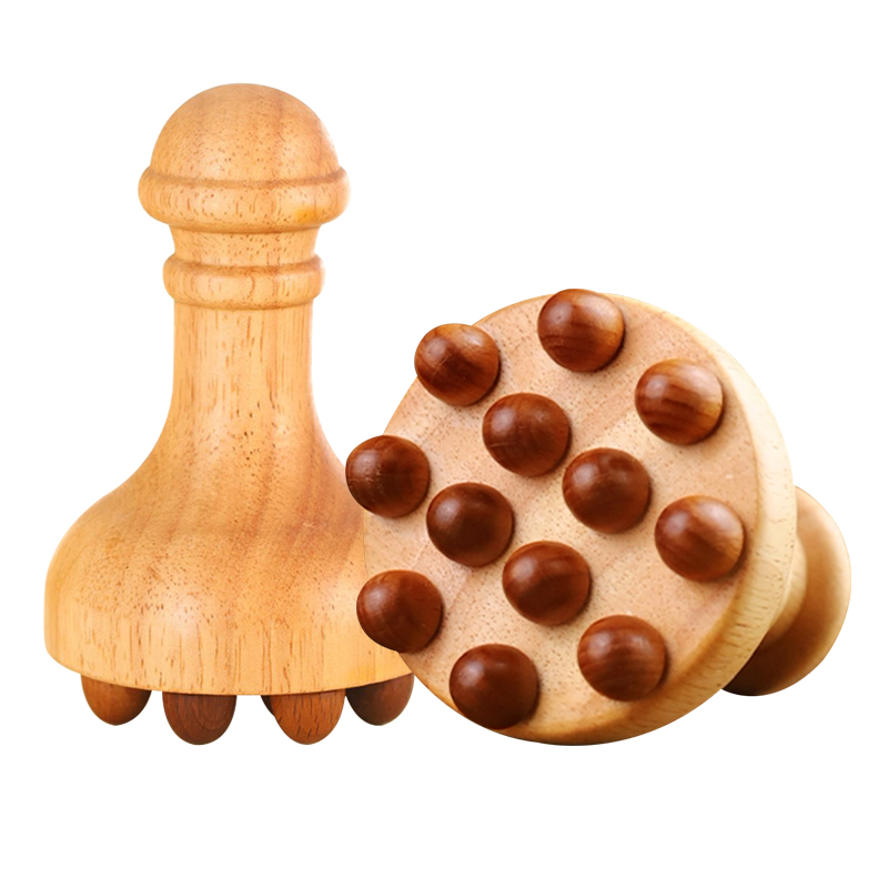 12珠木经络刷揉腹按摩刷